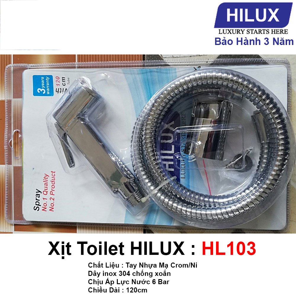 Xịt HiLux HL103 (nhựa mạ crom)