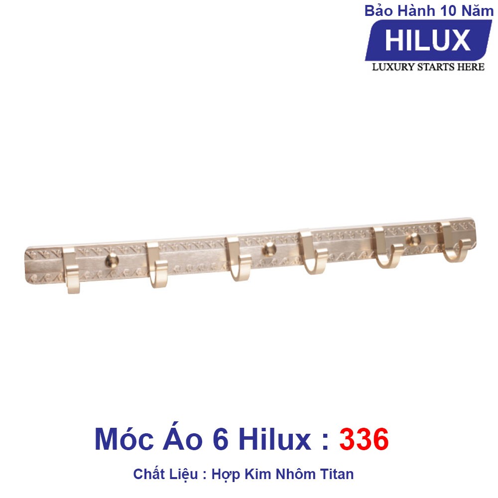 Mắc áo Hilux HL336 vàng 6 vẩu