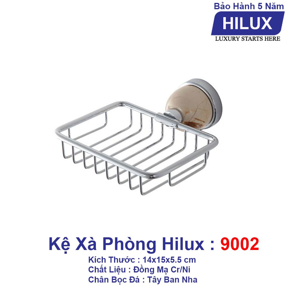 Khay xà phòng Hilux HL9002 đồng bọc đá